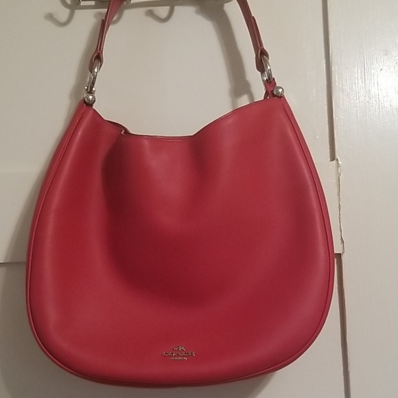 Coach Handbags - Large Red Coach Satchel Purse